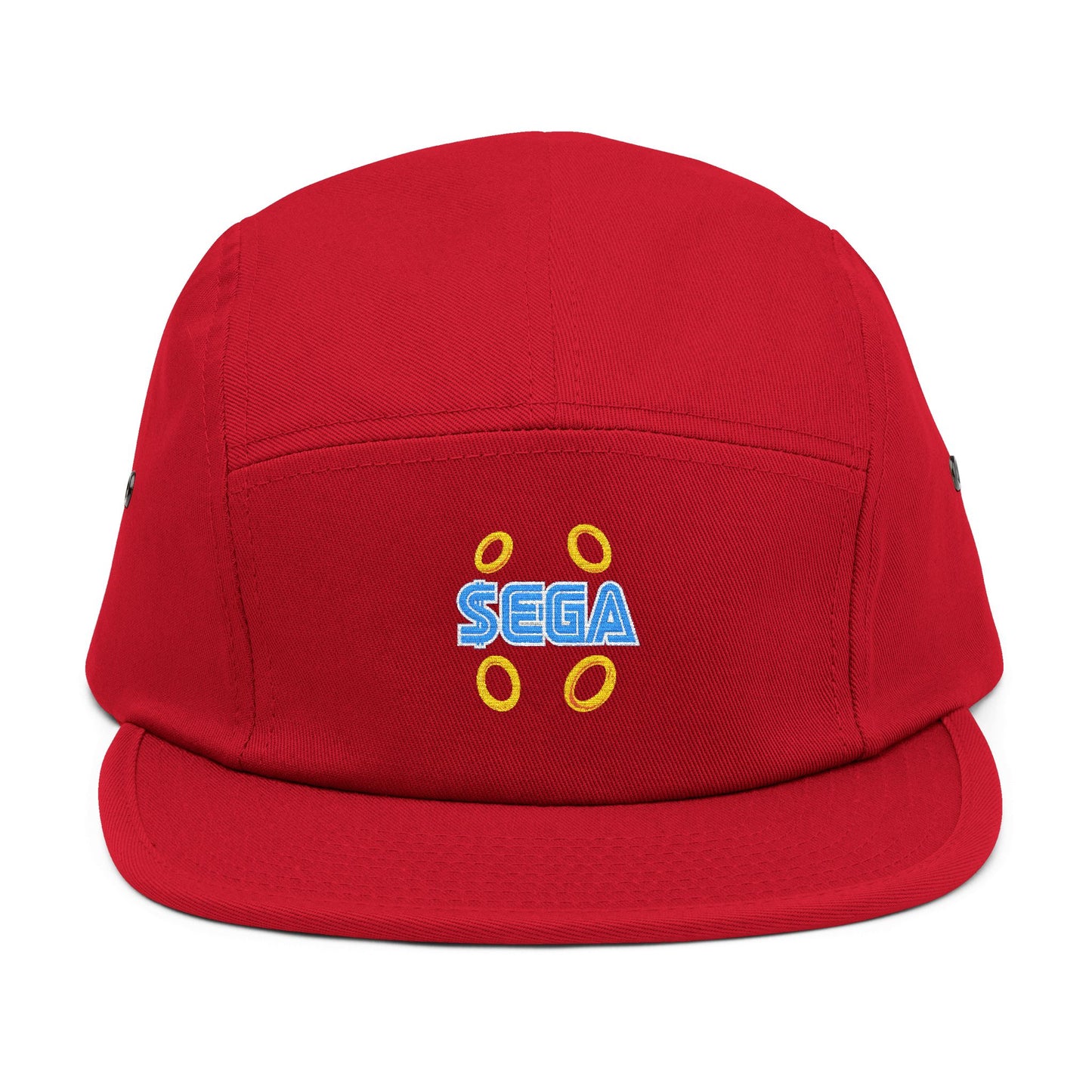 Long Live Sega Embroidered 5 Panel Cap, Vintage Hat, Gamer Gift, Streetwear Accessory, Casual Cap, Fan Merchandise